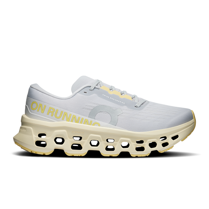 On Running Women's Cloudmonster 3 Shoes - Glacier / Pollen