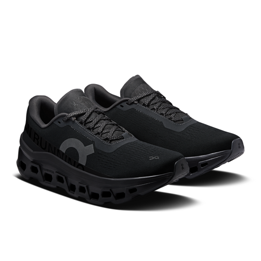 On Running Women's Cloudmonster 1 Shoes - Black / Black - Just For Sports