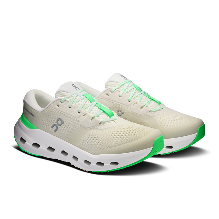 On Running Men's Cloudrunner 3 Wide Shoes - Ghost / Verdite