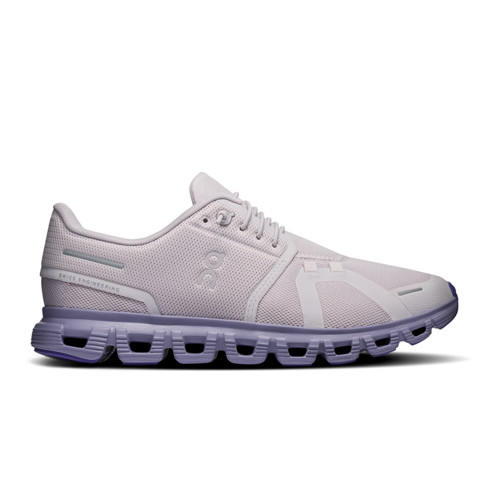 On Running Women's Cloud 6 Shoes - Ether / Tyrian