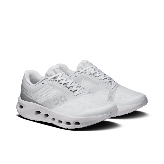 On Running Kids' Cloudsurfer Youth Shoes - Frost / White