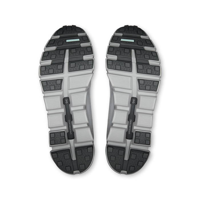 On Running Men's Cloud 6 Geo Waterproof Shoes - Alloy / Alloy - Just For Sports