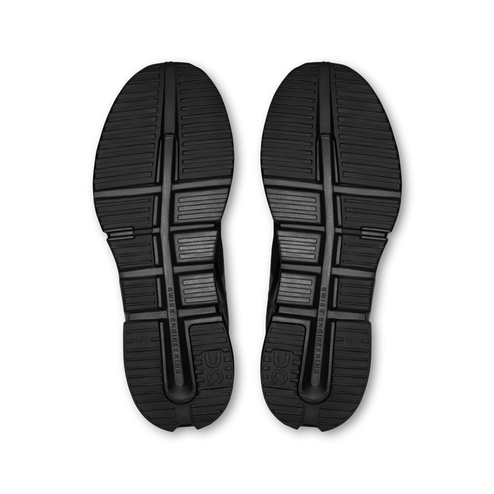 On Running Men's Cloudnova Rift Shoes - Black / Black