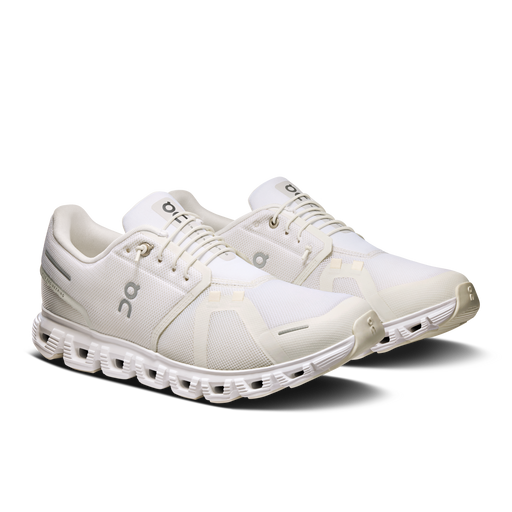 On Running Men's Cloud 6 Wide Shoes - White / White - Just For Sports