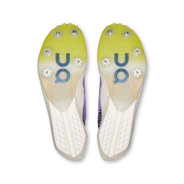 On Running Women's Cloudspike Amplius 2 Shoes - Bloom / Lime