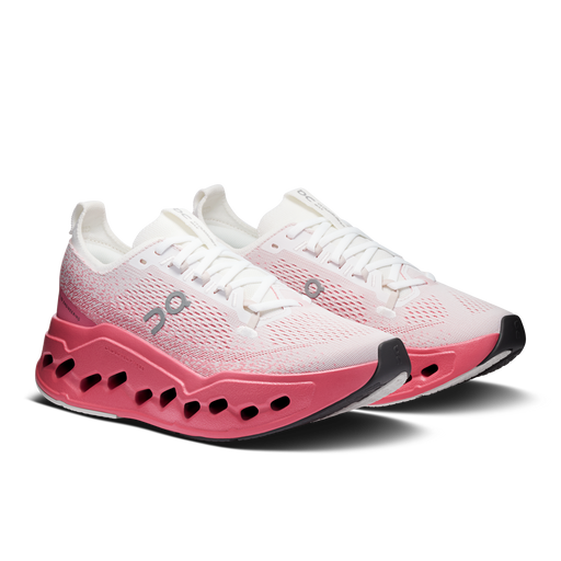 On Running Women's Cloudsurfer Max Shoes - White / Camellia - Just For Sports