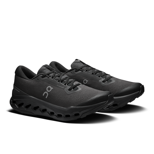 On Running Men's Cloudsurfer Trail 2 Waterproof Shoes - Black / Black - Just For Sports