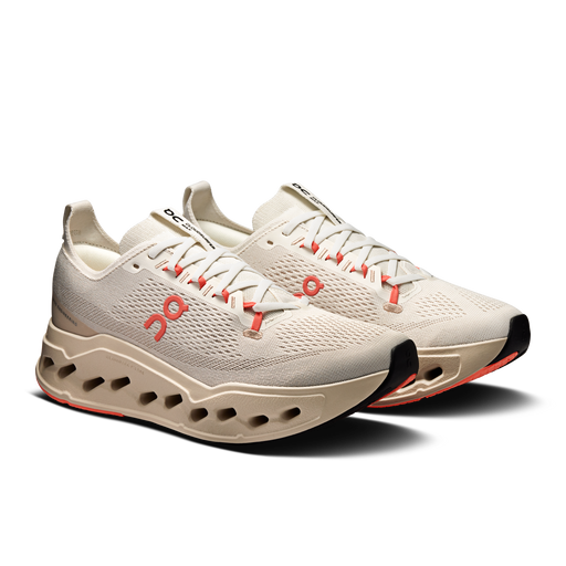 On Running Men's Cloudsurfer Max Shoes - Ivory / Salmon - Just For Sports