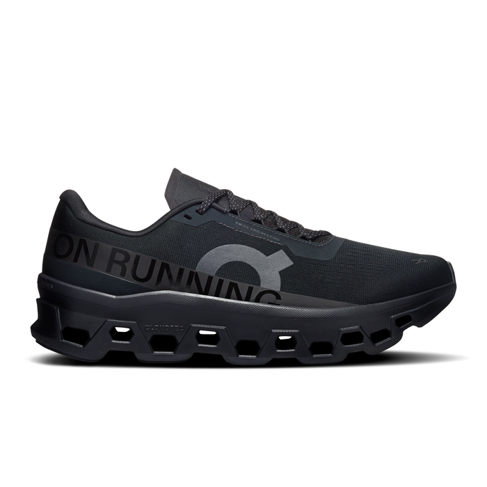 On Running Men's Cloudmonster 1 Shoes - Black / Black - Just For Sports