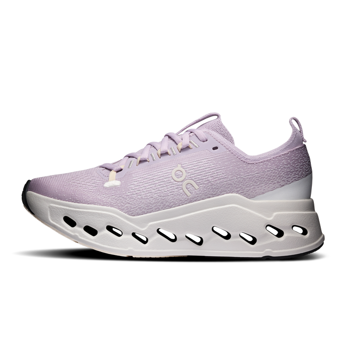 On Running Women's Cloudsurfer Max Wide Shoes - Foxglove / Ivory