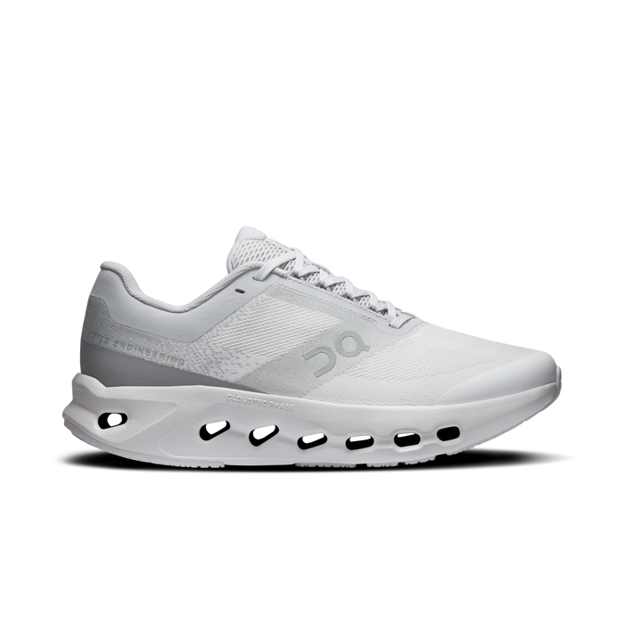 On Running Kids' Cloudsurfer Youth Shoes - Frost / White