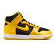 Nike Women's Dunk High Satin Goldenrod Shoes - Black / Varsity Maize / White