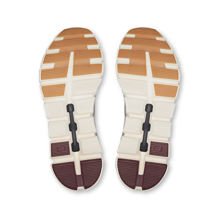 On Running Women's Cloud 6 Versa Shoes - Ice / Maroon - Just For Sports