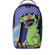 Sprayground Rugrats Reptar Chase DLXSV Backpack - Purple / Green / Blue