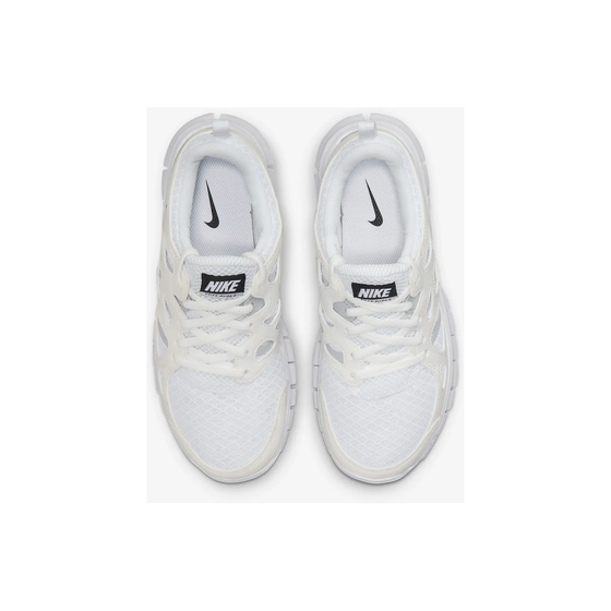 Nike Kid's Free Run 2 Shoes - White / Wolf Grey / Black