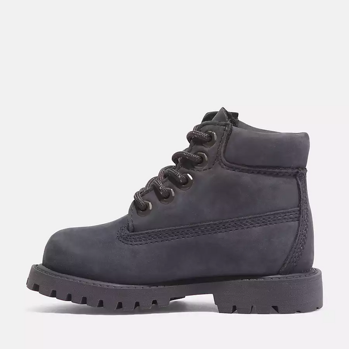 Timberland Kid's TD Premium 6-Inch Waterproof Boots Shoes - Dark Grey Nubuck