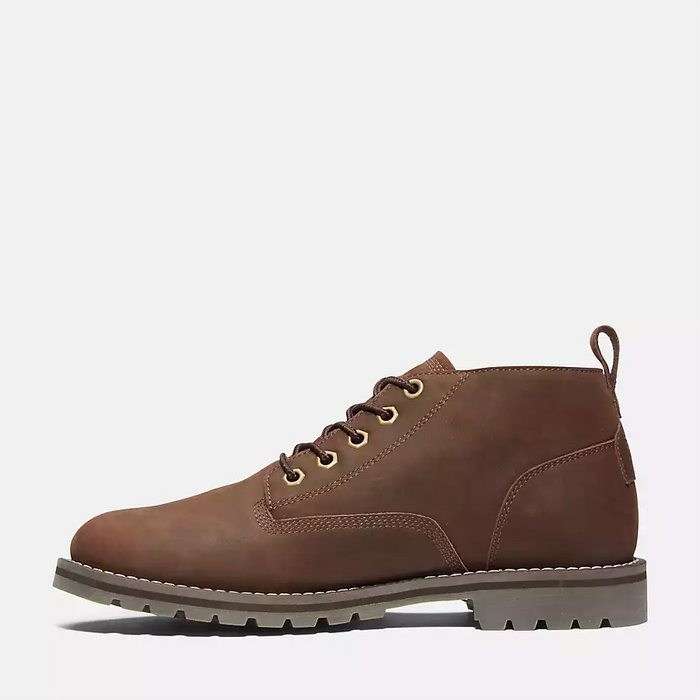 Timberland Men's Redwood Falls Waterproof Chukka Boot Shoes - Dark Brown Full Grain