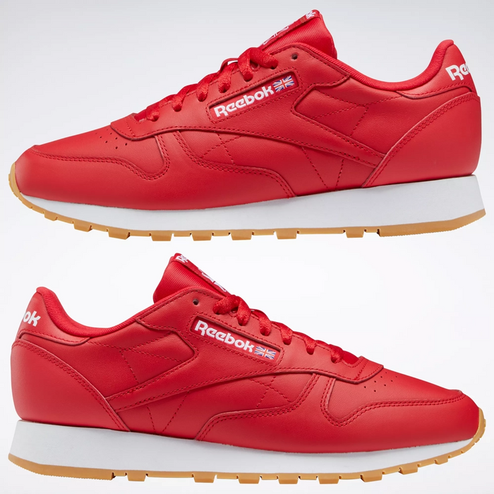 Reebok Men's Classic Leather Shoes - Vector Red / Ftwr White / Rubber Gum