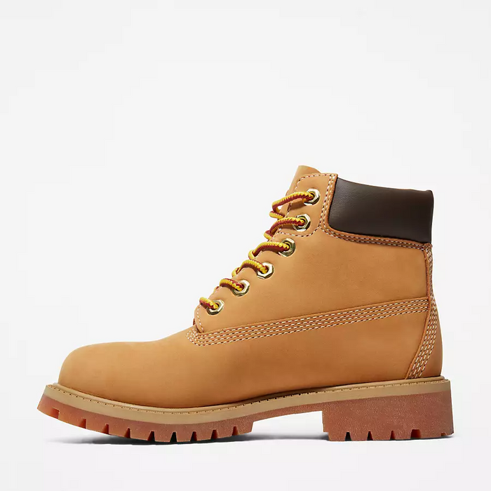 Timberland Kid's Premium 6-Inch Waterproof Boot Shoes - Wheat Nubuck