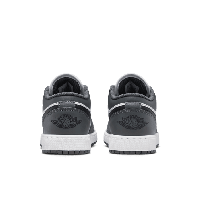 Nike Kids' Jordan 1 Low Shoes - White / Black / Iron Grey