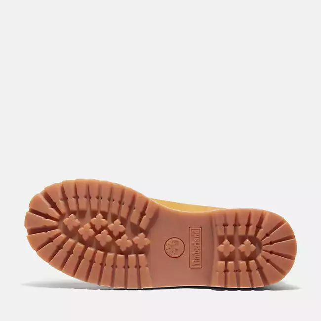 Timberland Kid's Junior Premium 6 Inch Waterproof Boot Shoes - Wheat Nubuck