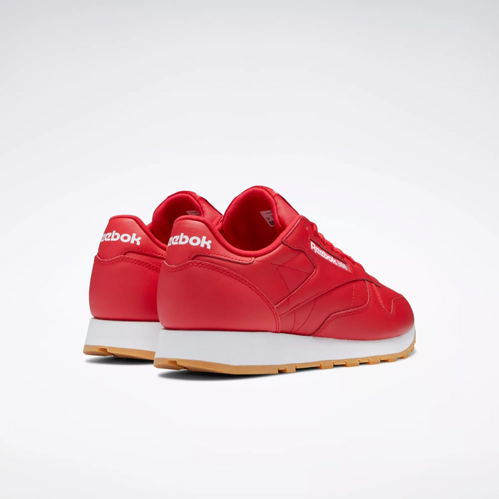 Reebok Men's Classic Leather Shoes - Vector Red / Ftwr White / Rubber Gum