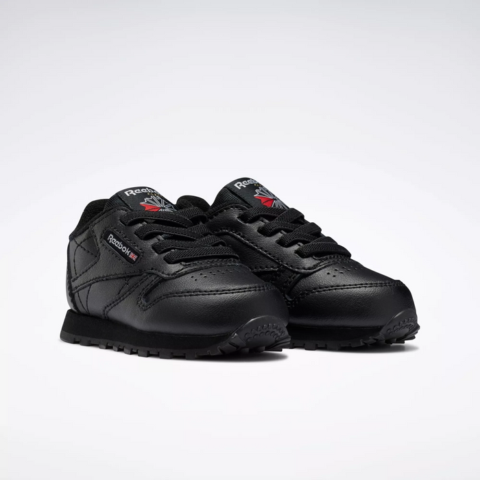 Reebok Kid s Classic Leather Shoes Core Black Just For Sports