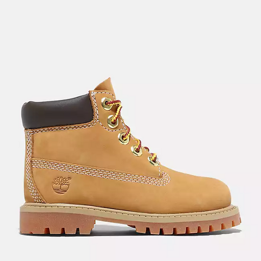 Timberland Kid's Premium Inch Waterproof TD Boot Shoes Wheat Nubuck