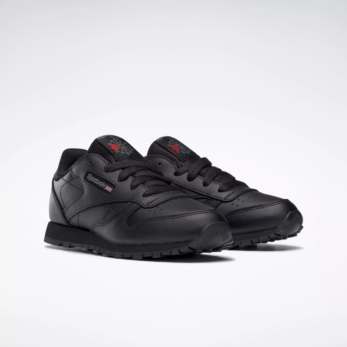 Reebok Kid's Classic Leather PS Shoes - All Black