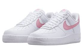 Nike Women's Air Force 1 '07 Next Nature Shoes - White / Elemental Pink - Just For Sports