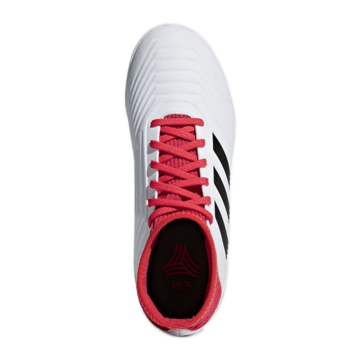 Adidas Kid s Predator Tango 18.3 Indoor Soccer Shoes White Coral R Just For Sports