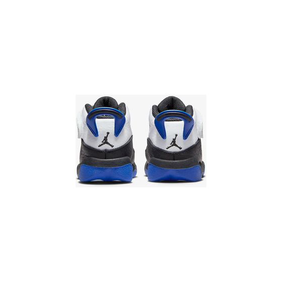 Nike Kid's Jordan 6 Rings TD Shoes - White / Black / Game Royal