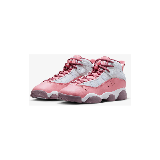 Nike Kid's Jordan 6 Rings Shoes - Coral Chalk / White / Desert Berry