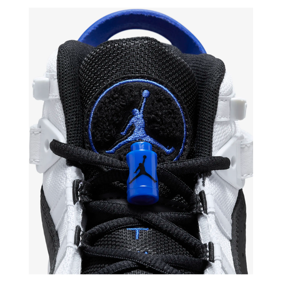 Nike Kid's Jordan 6 Rings Shoes - White / Black / Game Royal