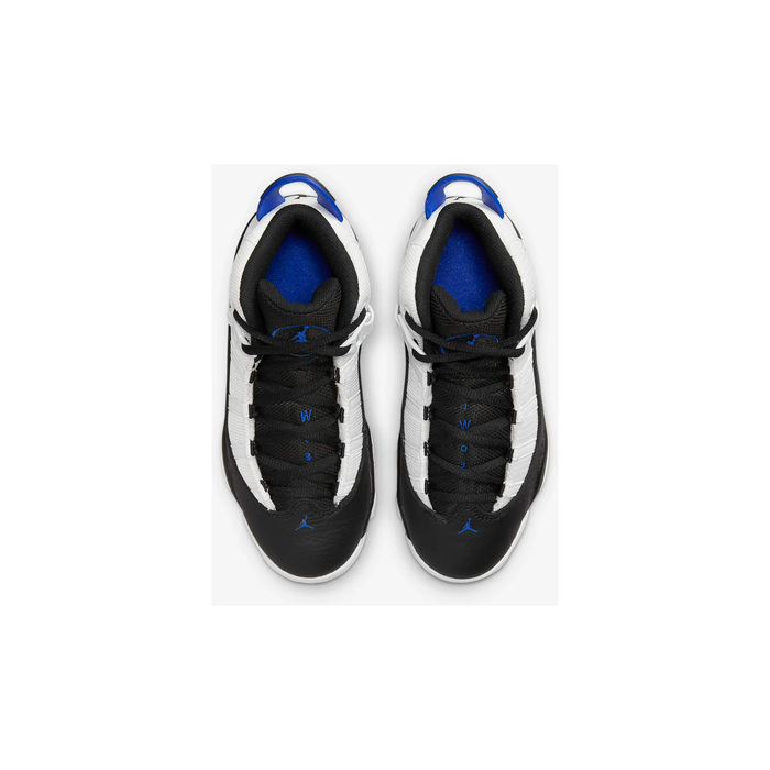 Kid s Jordan 6 Rings Shoes White Black Game Royal