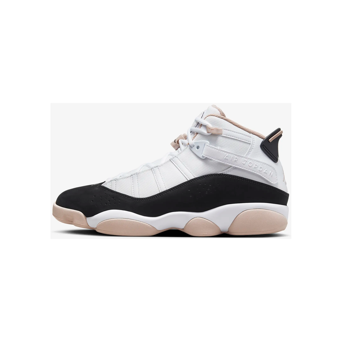 Nike Men's Jordan 6 Rings Shoes - White / Fossil Stone / Black