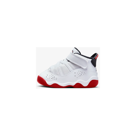 6 rings jordans red black white hot sale
