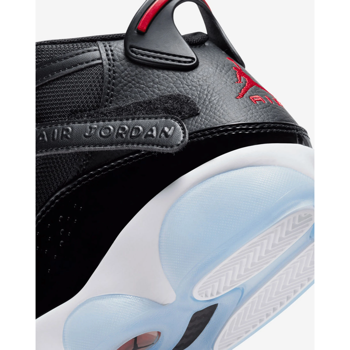 Nike Men's Jordan 6 Rings Shoes - Black / Gym Red / White / Icy Blue