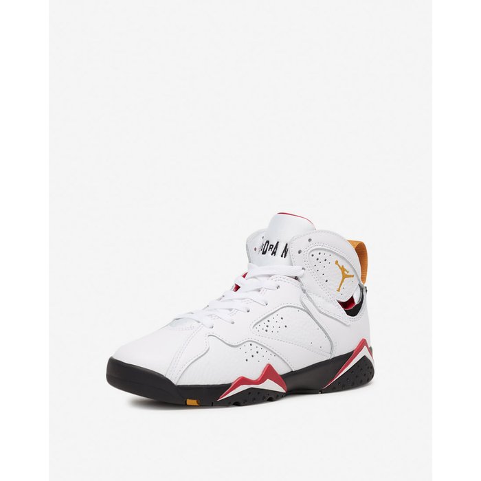Nike Kid's Air Jordan Retro 7 GS Shoes - White / Black / Crimson