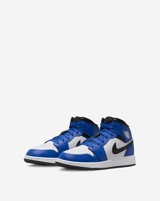 Nike Kids' Air Jordan 1 Mid Shoes - Game Royal / White / Black