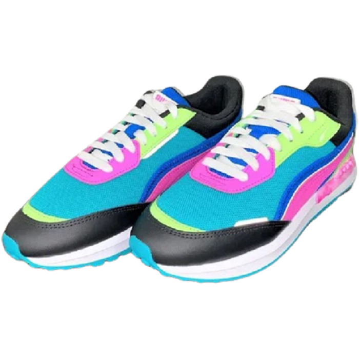 PUMA City Rider 38540301 Multicolor Marble Shoes Sneakers Women's