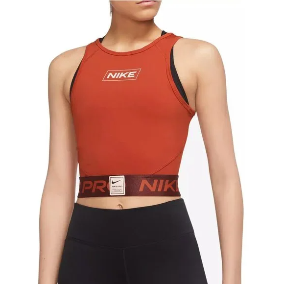 Red Nike Pro Dri-Fit Tank Top Sleeveless Athletic Shirt Men's M Medium