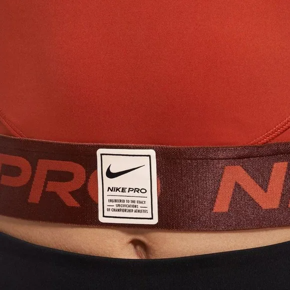 Nike Women's Pro Dri Fit Tank Top - Maroon Red