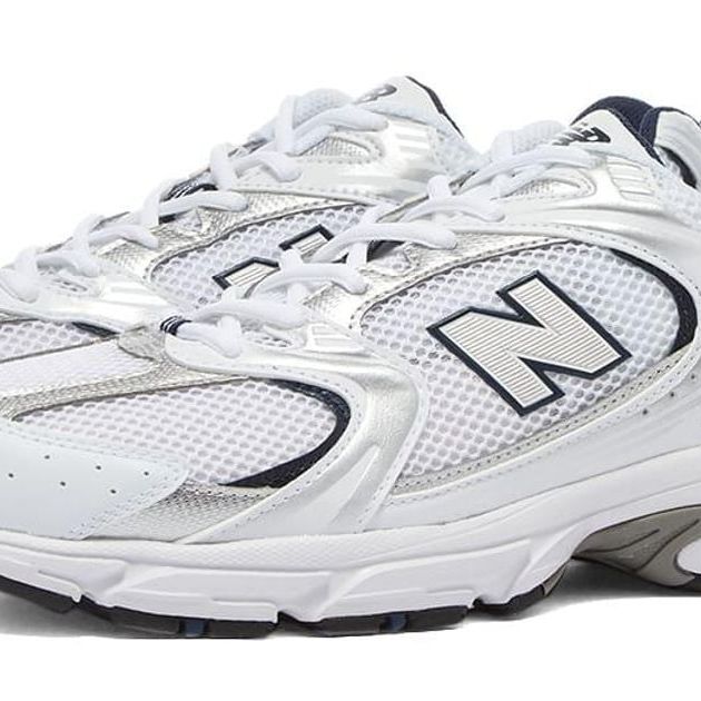 New Balance Men's 530 Shoes - White / Silver / Navy