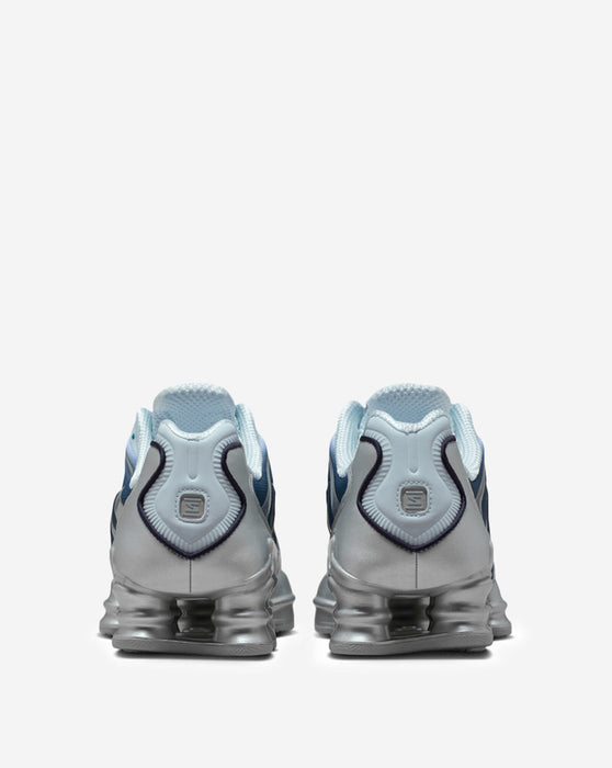 Nike Women's Shox Tl Fade Shoes - Silver / Light Blue / Metallic Silver - Just For Sports