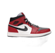 Nike Men's Air Jordan 1 Mid Chicago Black Toe Shoes - White / Black / Gym Red - Just For Sports