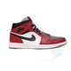 Nike Men's Air Jordan 1 Mid Chicago Black Toe Shoes - White / Black / Gym Red