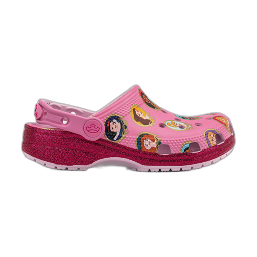 Crocs Kids' Disney Princess Classic Clog Shoes - Soft Pink - Just For Sports