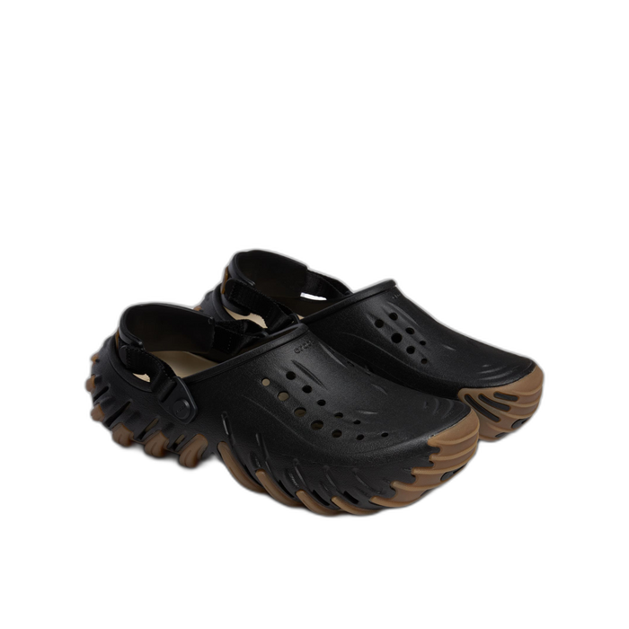 Crocs Men's Echo Gum Ro Clog Shoes - Black / Gum - Just For Sports