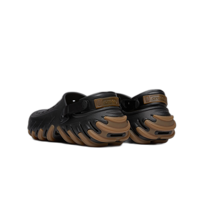 Crocs Men's Echo Gum Ro Clog Shoes - Black / Gum - Just For Sports